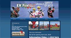 Desktop Screenshot of kwpaintball.com